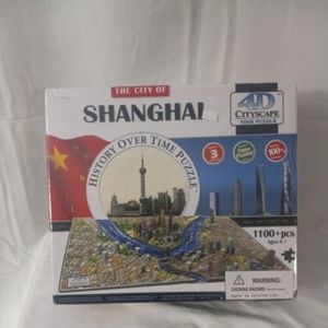 The City Of Shanghai History Over Time Puzzle 4D Cityscape Time 1100 Pieces New